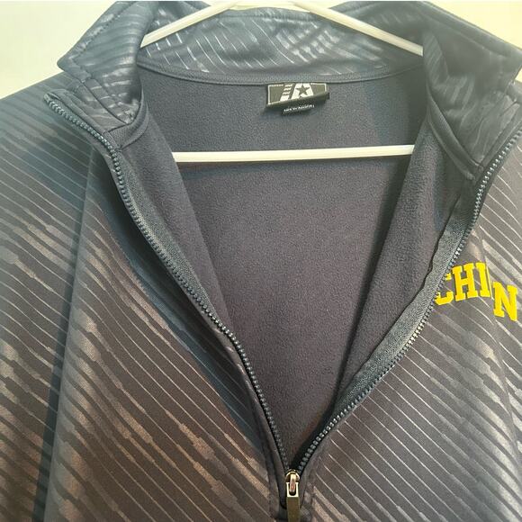 University of Michigan Quarter-Zip Pullover – Navy – Men’s Large - Picture 5 of 8